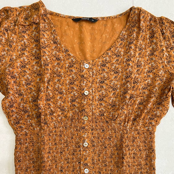 ONLY Women’s V Neck Printed Top - S - Picture 11 of 17